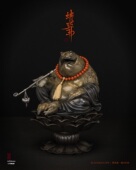 精工铸造 创新香炉 招财 蟾弥勒 MP&大渣熊&无垠三方联名