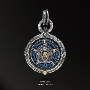 WUYIN无垠 24年新品吊坠神之眼系列  真理之眼 925银18K金 钛金属