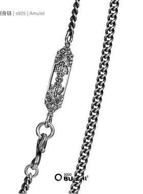 WUYIN无垠925银原创金刚杵项链