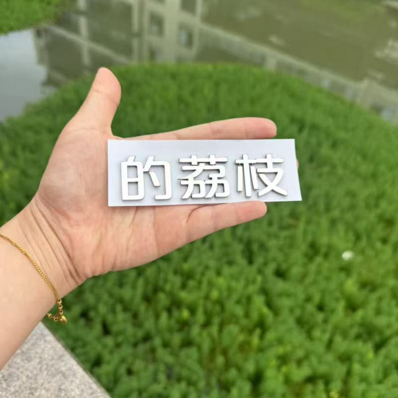 长安汽车不锈钢材质定制车尾标