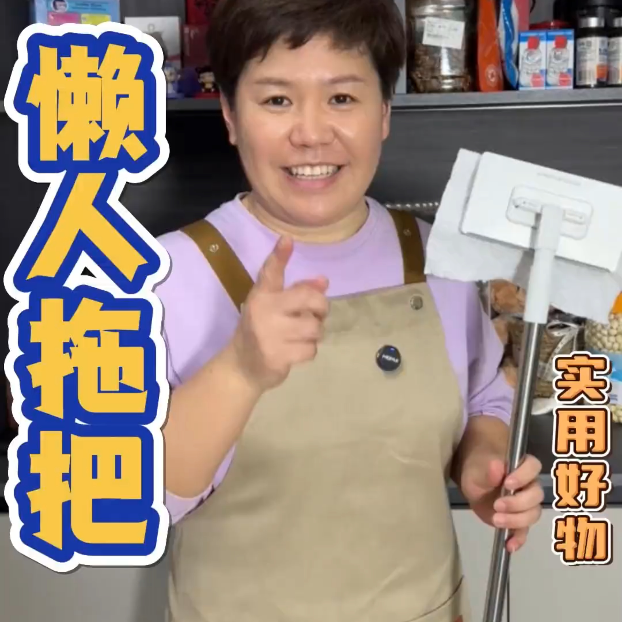 拖把家用懒人一拖地净2025新款免手洗自动夹洗脸巾免洗拖布