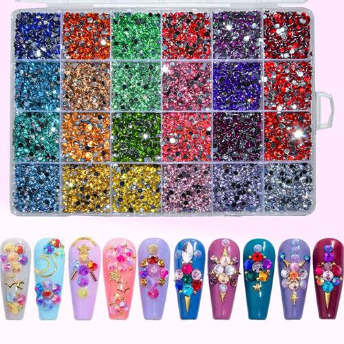 Rhinestones for Bedazzling, 3mm Bedazzler Kit with Flatback