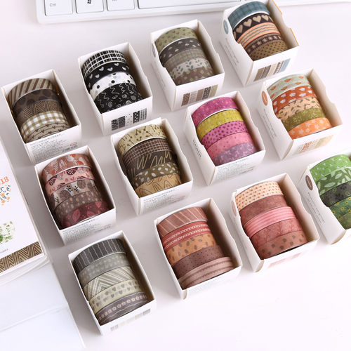 10 Pcs Washi Tape Set ers Scrapbooking ing Wash Tapes Washit
