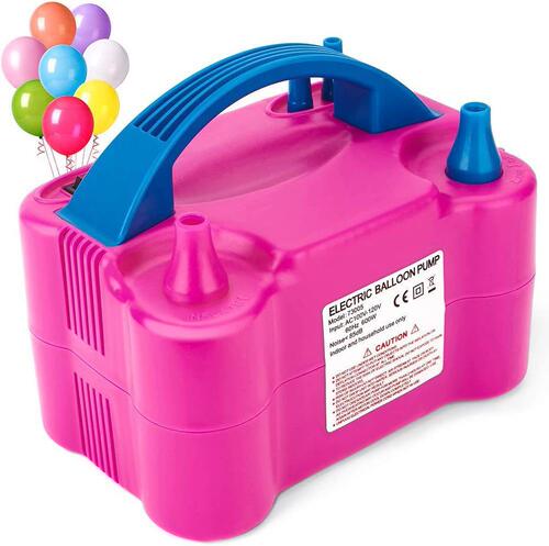 Balloon Pump Electric,Portable Automatic Dual Nozzle Inflato