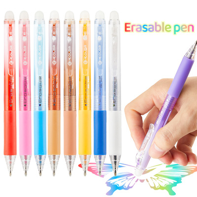 ST Cartoon Erasable Gel Pen - Blue School Pens for Students