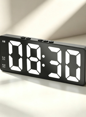 3D LED Digital Alarm Clock Electronic Luminous Night Table