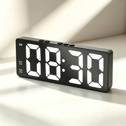 3D LED Digital Alarm Clock Electronic Luminous Night Table