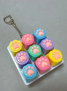 glowing computer caps keyboard fidget toy clicky stress键盘