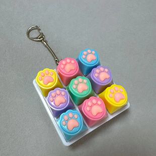 glowing computer caps keyboard fidget toy clicky stress键盘