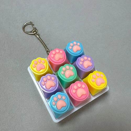 glowing computer caps keyboard fidget toy clicky stress键盘