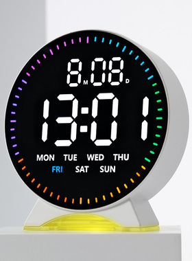 LED Digital Alarm Clock Large Display with Calendar for Home
