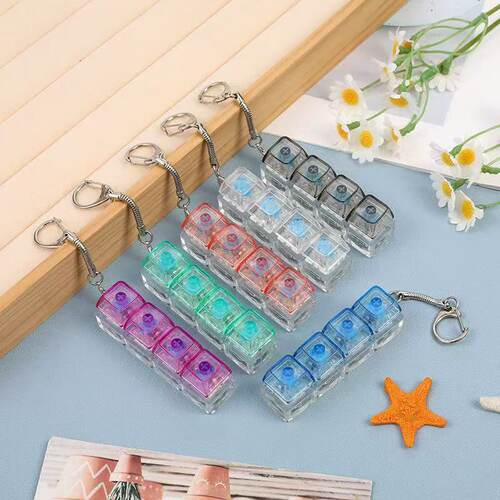 glowing computer caps keyboard fidget toy clicky stress键盘