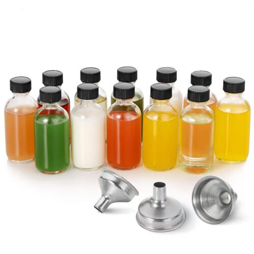 Small Clear Glass Bottles Boston Sample Bottles Potion Juice