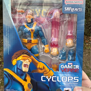 全新现货 万代 SHF 漫威VS卡普空 X战警 镭射眼 雷光眼 可动手办