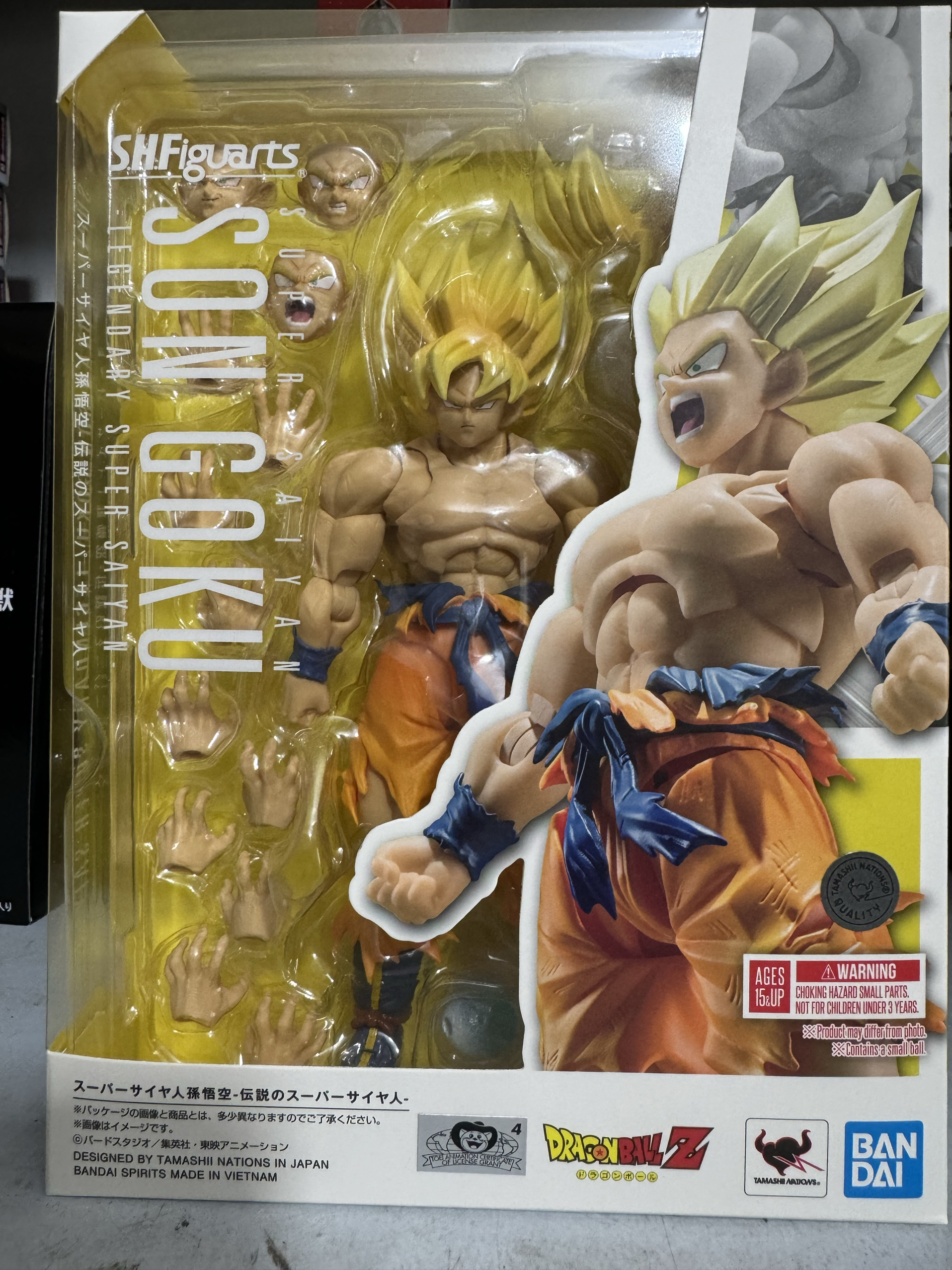 万代现货七龙珠SHF战损悟空3.0