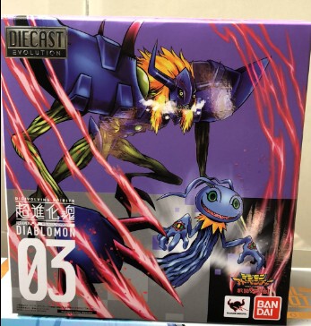 O乐翻天O万代 超进化魂 03 数码暴龙 数码宝贝 迪亚波罗兽 恶魔