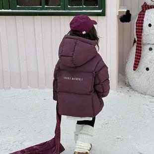 短款 2025女童羽绒服儿童男童冬季 三防加厚外套90绒保暖潮 新款 童装