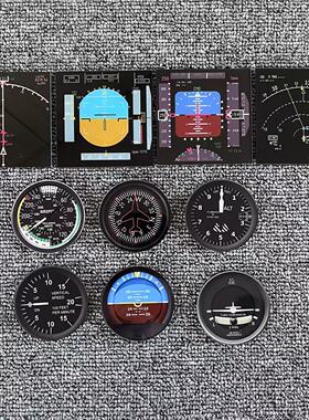 波音B737空客A320飞机模型仪表冰箱贴飞行训练航空礼品磁力模拟机
