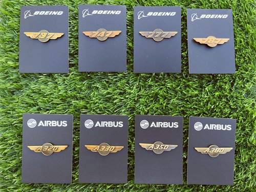 BEOING波音787AIRBUS空客380复古徽章胸章航空制服箱包别针徽章