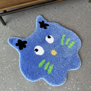 搞怪卡通史莱姆浴室卫生间吸水地垫入户门垫加厚客厅地毯厨房脚垫