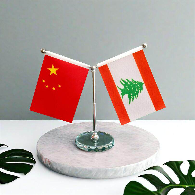 车内装饰品黎巴嫩国旗摆件