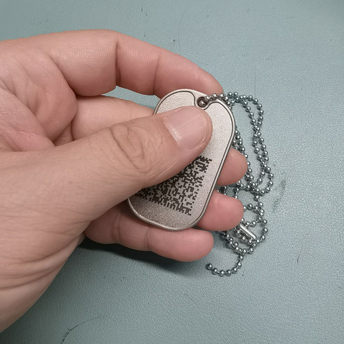 金属狗牌项链通用NFC二维码