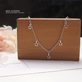 浪漫小星星手链女夏天925纯银ins小众高级感简约个性 七星手链饰品