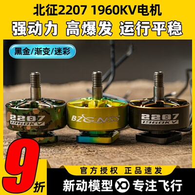 北征2207电机5寸穿越机电机无刷电机FPV无人机1960kv穿云竞速花飞
