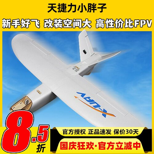 天捷力大死小胖子fpv载机航模无人机固定翼遥控飞机远航新手入门