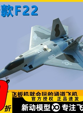 新款F22 64mm 涵道腰推双动力 EPO航模飞机战斗机 固定翼飞机