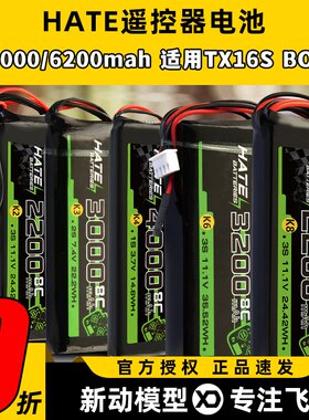 HATE航模控电遥控器电池乐迪AT9Spro迈克天地飞9锂电池1s2s3s控电