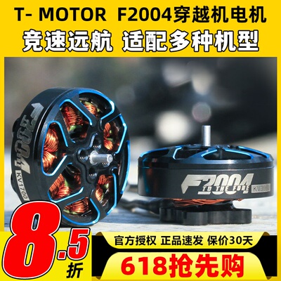 TMOTOR破风F2004长航时4s6s动力无刷电机穿越机3寸4寸FPV牙签机