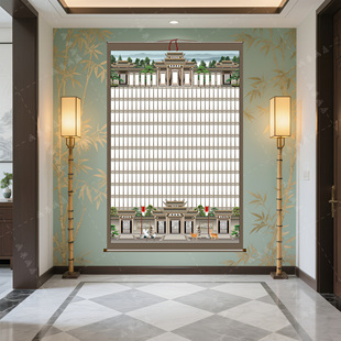 家堂轴子家谱族谱挂画布料卷轴画祖先牌位无路版祠堂祖先堂老祖宗