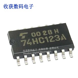 74HC123A逻辑芯片SOP-16数字液晶屏缓冲继电器电源驱动板模块IC