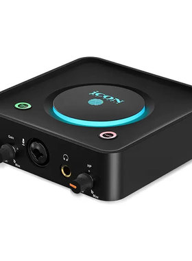 icon艾肯Usolo电脑外置声卡网红主播手机直播唱歌录音有声书