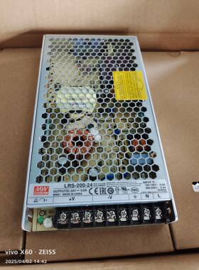明纬LRS-200-24，台湾明纬开关电源24V8.8A200W，全新原装正品
