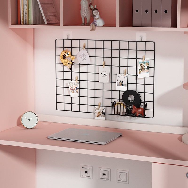 网格展示架挂架挂网铁艺照片上墙面挂墙壁置物网装饰架子超市货架