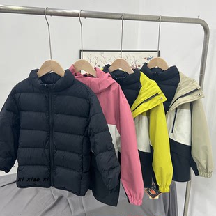 秋冬儿童羽绒服三合一冲锋衣拆卸羽绒内胆男女童防风防水保暖外套