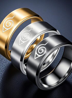 不锈钢戒指男士简约钛钢手饰ins风不掉色小众时尚潮流指环设计