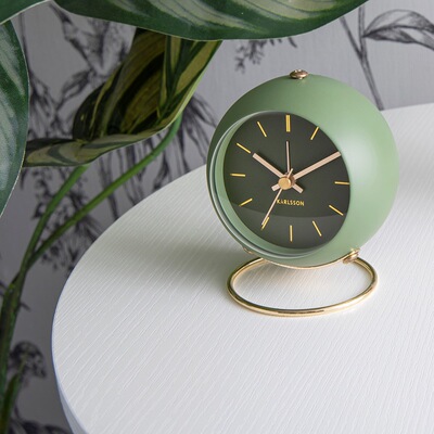 荷兰进口KARLSSON金属静音闹钟