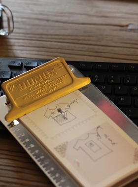 日本dulton黄铜夹板文件书写字垫板A4B5A6点餐牌菜单夹咖啡馆酒水