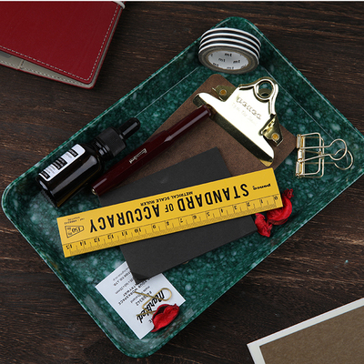 日本HIGHTIDE6色托盘笔筒收纳盒