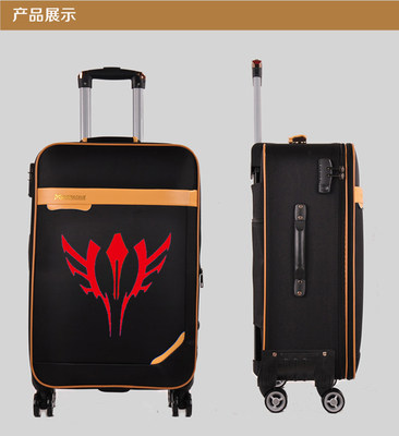 动漫卡通防水牛津万向拉杆行李箱