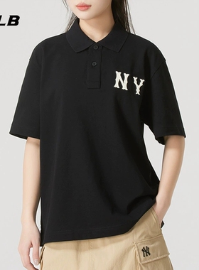 球星运动时尚舒适男女针织衫情侣3APQB0353旅游百搭款透气宽松MLB