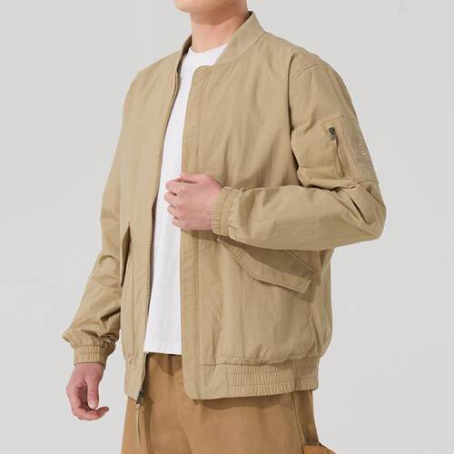 球星棒球服外套男户外上衣登山运动服防风立领飞行夹克A4225DH4