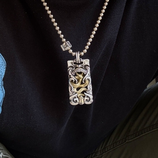 铁心银饰 原创设计项坠 十二生肖吊牌系列 2025蛇年925纯银蛇吊坠