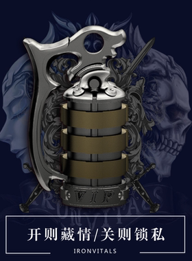 铁心银饰手工原创设计吊坠