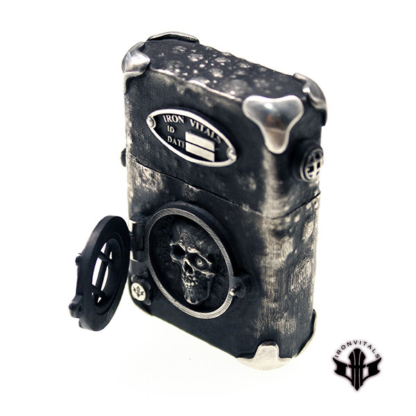 铁心银饰原创设计潜魂zippo打火机壳原创925银外壳限量男士烟具