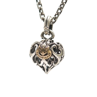 铁心银饰 手工原创设计 925纯银吊坠 端午节新品项坠“希冀之心”