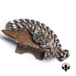 铁心925纯银饰品2周年店庆新款男士女士十字手链铁诫个性配饰订做